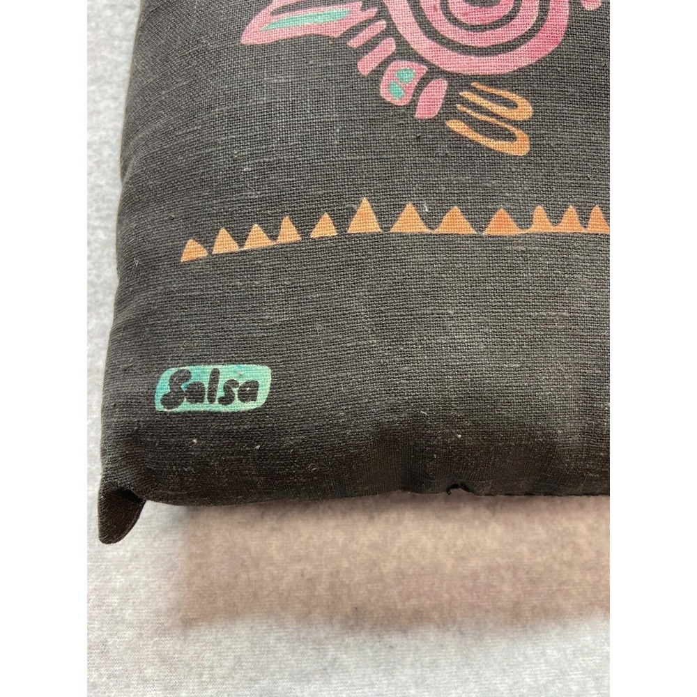 Vintage Salsa Folk Art Animal‎ Pillow 15" Handmade Boho Ethnic Decorative Unique - Picture 3 of 7
